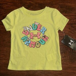 NWT Under Armour Sonic Yellow Shirt (2T)
